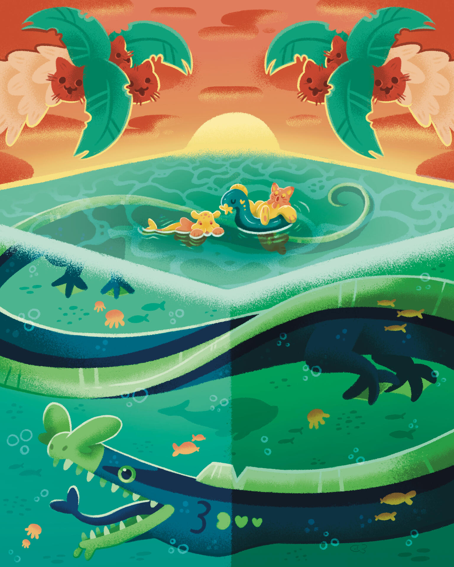 At Least They Look Friendly - Personal Piece